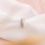 Ear Cuff - Croissant Silver