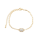 Pulseras Broche - Link Baguette