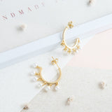 Argollas - Beauty Pearl Hoops