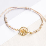 Pulseras Hilo Tejidas - Árbol de la vida nácar