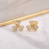 Aretes Mini - Trebol de luz