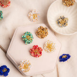 Maxi Aretes - Petal White