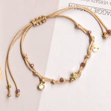 Pulseras Hilo Nudo - Laura Estrella Combinación Lila