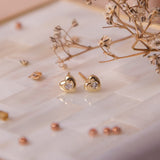 Aretes Mini - Corazoncito Punto de luz