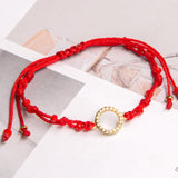 Pulseras Hilo Nudo - Laura Karma Hilo Rojo Combinación roja