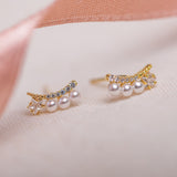 Aretes Mini - Brillo de perlas