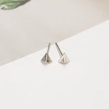 Aretes Mini - Pirámides mini Silver