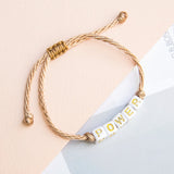 Pulseras Hilo Nudo -  POWER