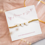 Pulseras Esfera - Triple Corazón Familia
