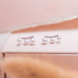 Aretes Mini - 3 Deseos Silver
