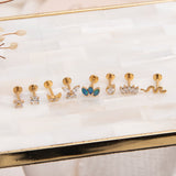 Piercing - Tiara cristal