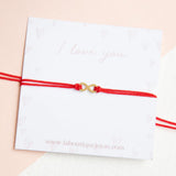 Pulseras Hilo Nudo - Infinito hilo rojo