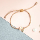 Pulseras Hilo Nudo - Tu Inicial y dije de corazón