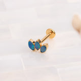 Piercing - Tiara aqua