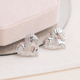 Aretes Mini - Trendy Heart Silver