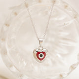 Collares - Ojo Turco Rojo Silver