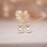 Aretes Mini - Perla de Amor
