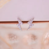 Aretes Mini - Power Glow Silver