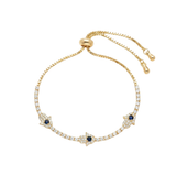 Pulseras Regulable - Manos Hamsa Golden