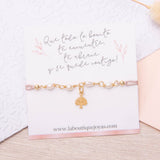 Pulseras hilo nudo - Isabela perla árbol de la vida