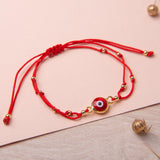 Pulseras Hilo Nudo - Rojo Ojo turco rojo