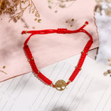 Pulseras Hilo Tejidas - Árbol de la Vida Rojo
