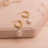 Argollas - Tangled Pearl