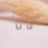Aretes Mini - Lunita Silver