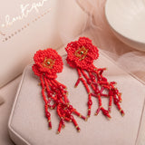 Maxi Aretes - SpringGlow Red