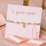 Pulsera Hilo Nudo - Isabela Perlitas Corazon circon