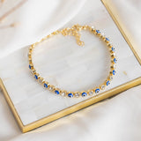 Pulseras Broche - Ojitos Turcos Azules de Luz