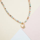 Choker- Muranos Pastel dije Anillo Novia