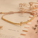 Pulseras Hilo Nudo - Esferas Iniciales