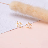 Aretes Mini - Estrella Circón