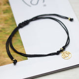 Pulseras Hilo Básicas - Negro Árbol