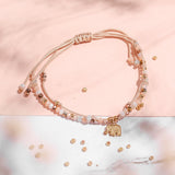 Pulseras Hilo Murano - Elefante Combinación Pastel