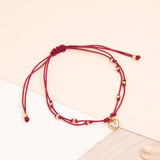 Pulseras Hilo Nudo - Corazon bombeado