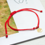 Pulseras Hilo Básicas - Rojo Árbol
