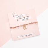 Pulseras Hilo Nudo - Corona Hilo Beige Combinación pastel