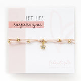 Pulsera Hilo Nudo - Beige Estrellita circones
