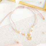 Pulseras Hilo Nudo - Isabela Perlas Corona