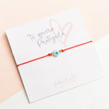Pulseras Hilo Básicas - Rojo Ojo Turco Blanco Turquesa