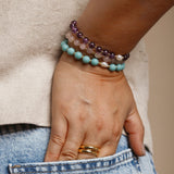 Pulseras Cuarzos - Aquamarina