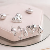 Aretes Mini - Trendy Heart Silver