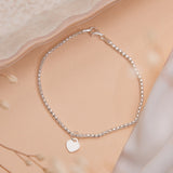 Pulseras Broche - Corazon silver