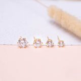 Aretes Mini - Básico Circón M