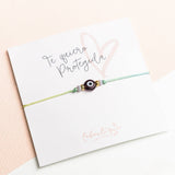 Pulseras Hilo Básicas - Multicolor Bebe Ojo Turco Lila