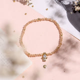 Pulseras Murano - Ángel melón tornasol