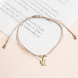Pulseras Hilo Básicas - Hilo beige coronita