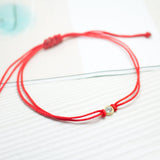 Pulseras Hilo Básicas - Punto de Luz Rojo